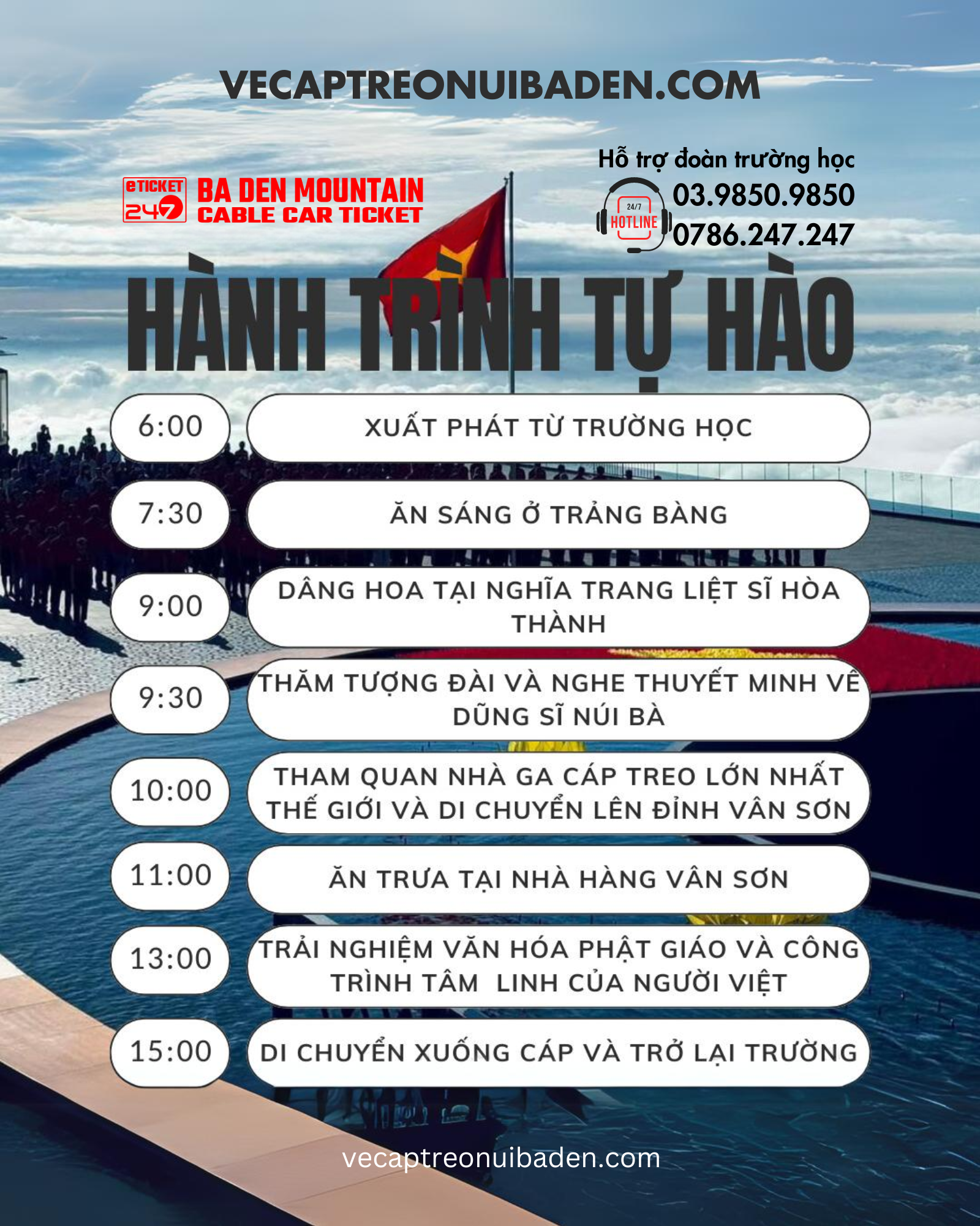 Lịch Trình Tham Quan Núi Bà Đen Tây Ninh